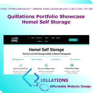 Hemel Self Storage Portfolio Showcase
