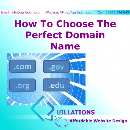 How To Choose The Perfect Domain Name