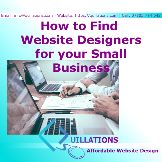 How to Find Website Designers for Small Business